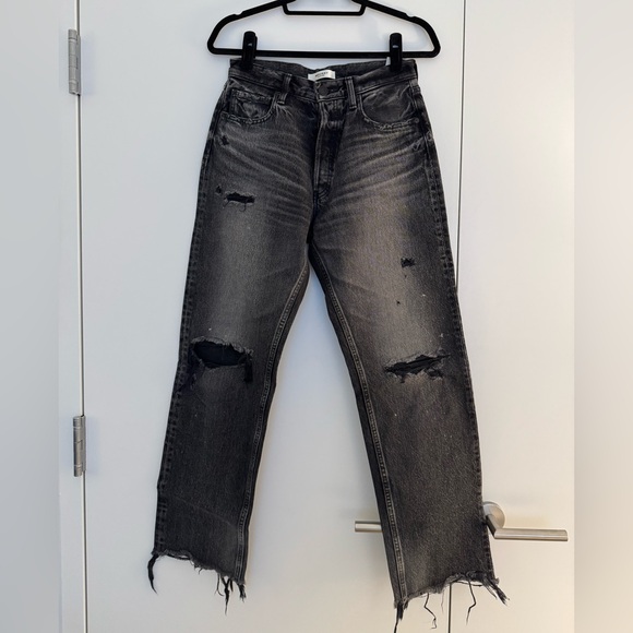 Moussy Jeans Odessa Wide Leg Straight - Picture 4 of 12